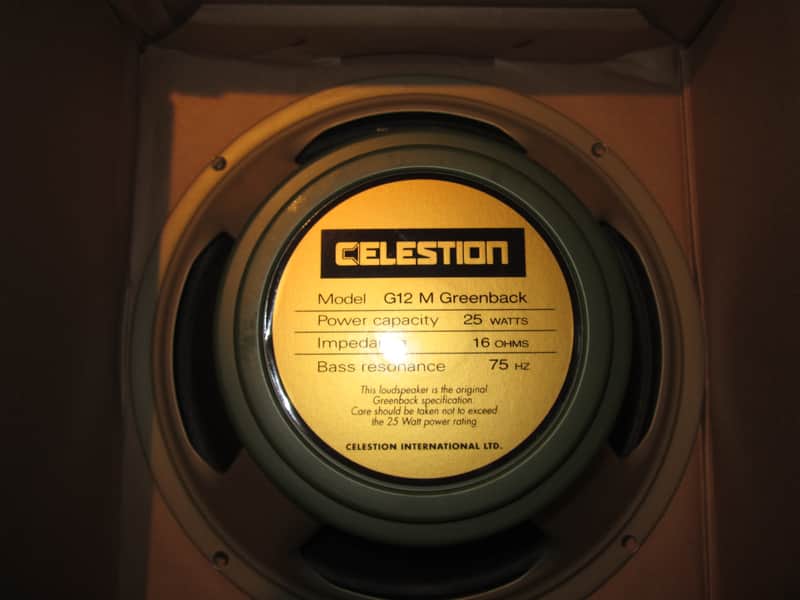 Celestion G12M Greenback 25W 16ohm T1221B  #1 image 1
