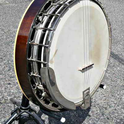 Vintage ​1963 G​ibson TB 100 4 String ​Tenor Banjo ​With ​Non-Original Banjo Gigbag - PV Music String Shop Inspected. Detailed, Setup with New Strings and Tested - Excellent Playing / Sounding / Looking Condition image 10