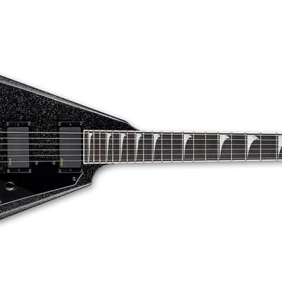 NEW 2023 ESP LTD KH-V Kirk Hammett Signature - Black Sparkle image 1
