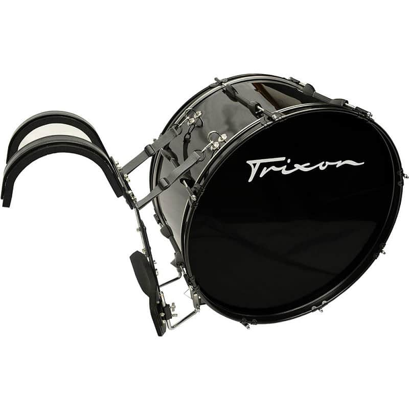 Trixon Field Series II Marching Bass Drum 26×12 - Black Polish image 1