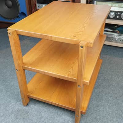 Honey Oak Audio Rack – Solid Wood 3-Tier Hi-Fi Rack – 5-Year Warranty image 9