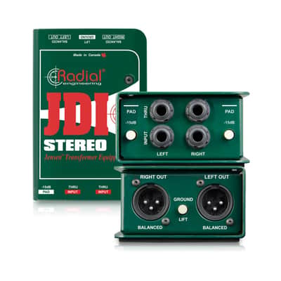 Radial JDI Stereo Premium Passive DI Box image 1