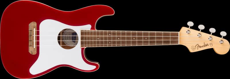 Fender Fullerton Strat Uke, Walnut Fingerboard, White Pickguard, Surf Green #0970523557 image 1