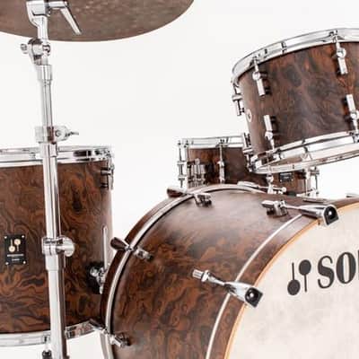 Sonor Momentum MT 22-12-16 Maple Shells California Burl image 4