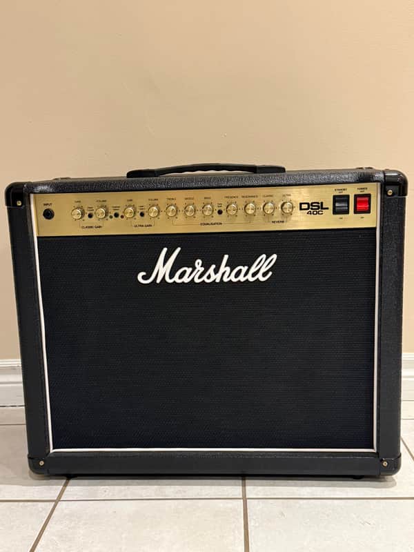 Marshall DSL40CR 2-Channel 40-Watt 1x12" Guitar Combo 2018 - Present - Black image 1