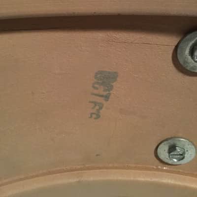 Slingerland Artists Snare Drum 1966 White Marine Pearl image 10
