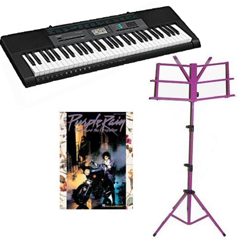 Prince Music Pack -Prince Purple Rain Piano Book W/61-Key Keyboard & Music Stand image 1