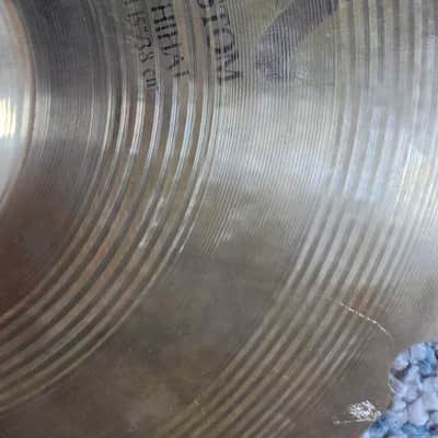 Zildjian 15" A Custom Rezo Hi-Hat Cymbals (Pair) 2009 - 2017 - Brilliant image 2