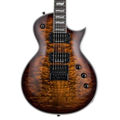 ESP LTD EC-1000 Evertune Electric Guitar - Dark Brown Sunburst image 1