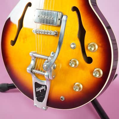 Epiphone Casino Bigsby 1995 Vintage Sunburst Red MIJ Japan Terada Pre-Elitist image 3