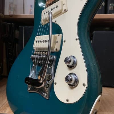 Mosrite V88 1988 Diamond Blue, Signed image 5