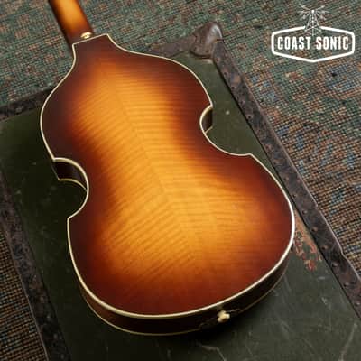 1976 Hofner 500/1 Violin Bass Left Handed Made in Germany Beatle Bass image 9