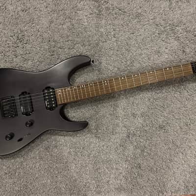 Jackson Dinky Rev MIJ 1994-1995 - Matte Black Unique FIXED BRIDGE Superstrat guitar  Custom Shop Shred Machine Metal Strat solid body Lightweight exclusive image 2