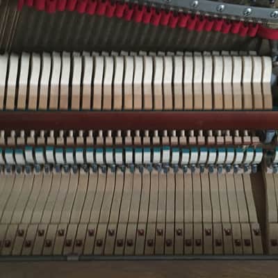 Vintage 1975 Baldwin Acrosonic 41” Console Upright Piano Natural Walnut Lacquer Fully Original w/ Bench Made in USA image 10