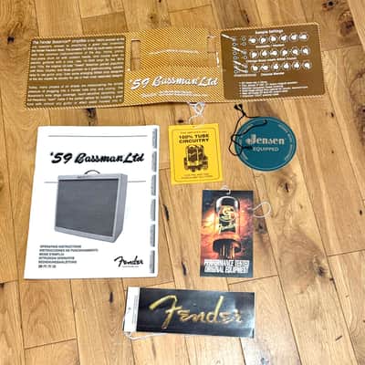 Fender '59 Bassman LTD 45-Watt 4x10" Guitar Combo 2004 Lacquered Tweed image 9