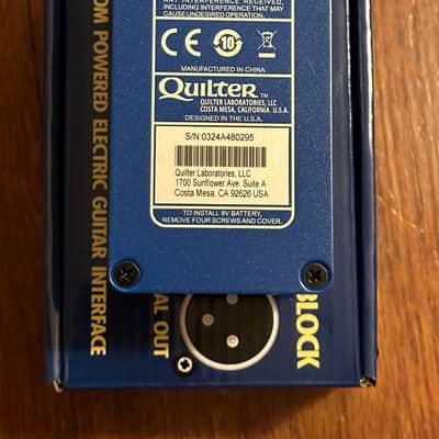 Quilter Phantom Block Electric Guitar Interface 2010s - Blue image 7