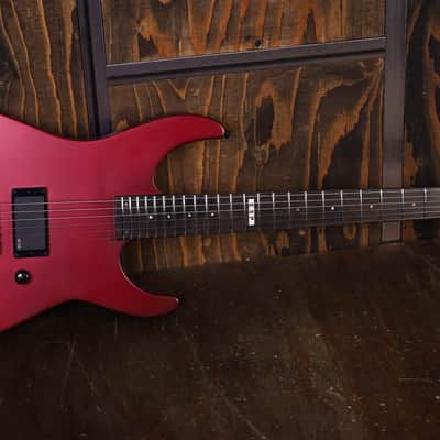 ESP E-II M-I Deep Candy Apple Red Satin image 13