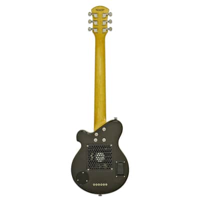 Pignose PGG-200-BKPL Basswood Body Bolt-On Maple Neck Mini/Travel Built-In Amp 6-String Electric Guitar w/Gig Bag image 2