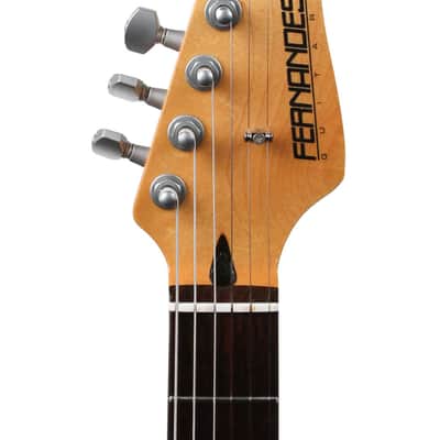 1990s Fernandes Retrorocket Elite w/ Sustainer in Sunburst Made in Japan image 4