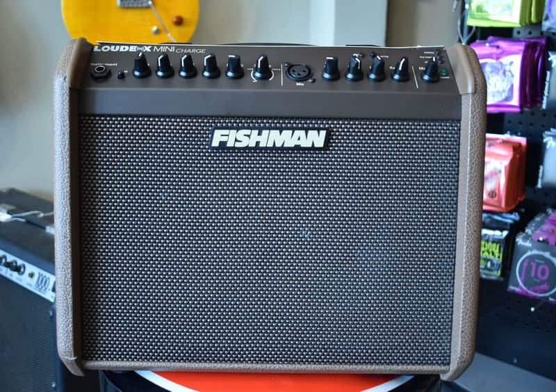 Fishman Loudbox Mini Charge 60-Watt Acoustic Amplifier Brown image 1