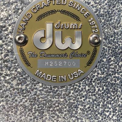 Russ McKinnon's Tower of Power, Joe Cocker, Elton John, DW 5x14" Collector's Maple Snare Drum 2005 - Silver Sparkle image 2