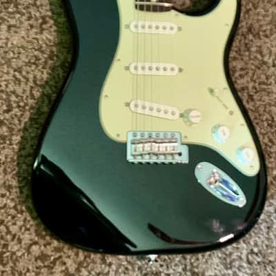 2013 Fender Standard Stratocaster electric guitar with gigbag image 1