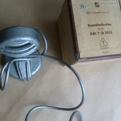 Kristallmikrofon  KM/T/St 7055  VEB Microphone  Vintage image 7