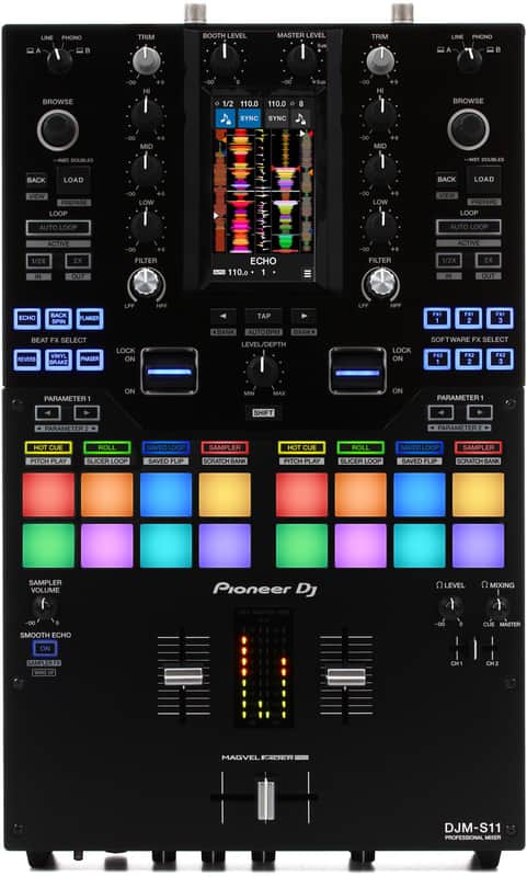 Pioneer DJ DJM-S11 2-channel Mixer for Serato DJ image 1