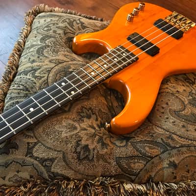 Dean Jeff Berlin Signature European Custom Natural Amber and Ebony Bartolini image 8
