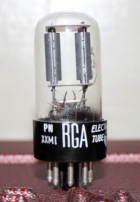 RCA 6SL7GT VT-229 PERFECT BALANCE BLACK ROUND PLATE D GETTER VINTAGE 1960'S image 1