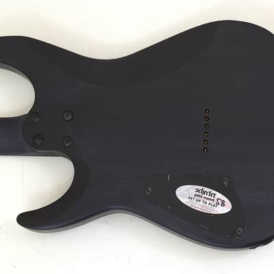 Schecter Omen Elite-6 Guitar See-Thru Blue Burst B-Stock 1739 image 6