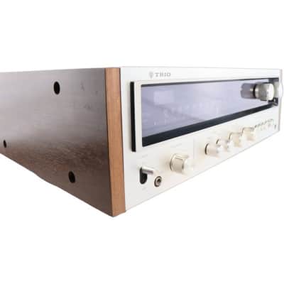 Trio KR-5400 AM FM Stereo Receiver Solid State Walnut Japan Tested image 9