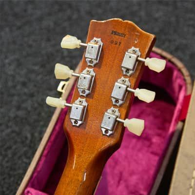 Gibson JOE PERRY LES PAUL TOM MURPHY HAND AGED 59 2013 - Faded Tobacco Burst image 12