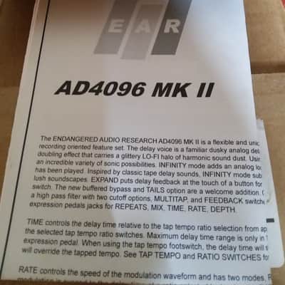 Endangered Audio Research AD4096 MKII Analog Delay 2010s - Black image 3