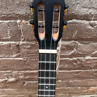 Caramel "Melts in my Heart" Acoustic-Electric Handcrafted Zebrawood Ukulele (Used - Good Condition) image 6