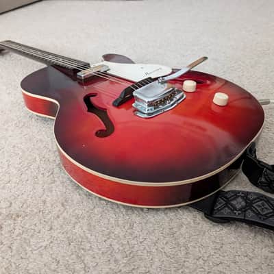 Harmony H53 Rocket 1959 - 1967 Red Sunburst image 12