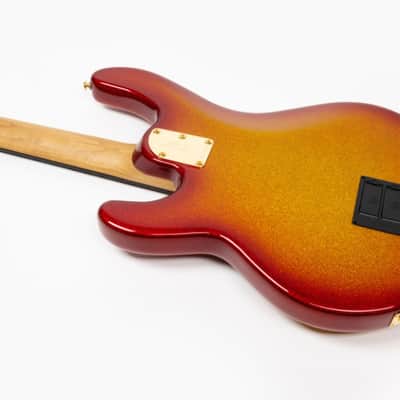 Ernie Ball Music Man StingRay 4 H Special, Cherry Punch / Ebony image 6