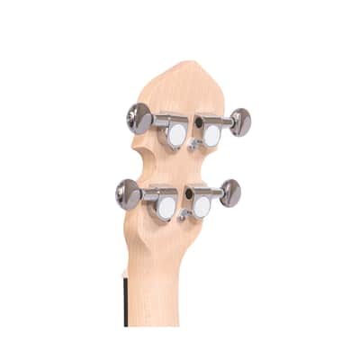 Gold Tone Little Gem See-through Banjo Ukulele (Sapphire) with Gig Bag Nylon Strings Maple Neck and Fingerboard image 8
