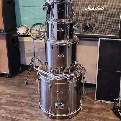 Pearl Export 6pc. 10/12/13/14/16/22 Chrome w/ Hardware image 1