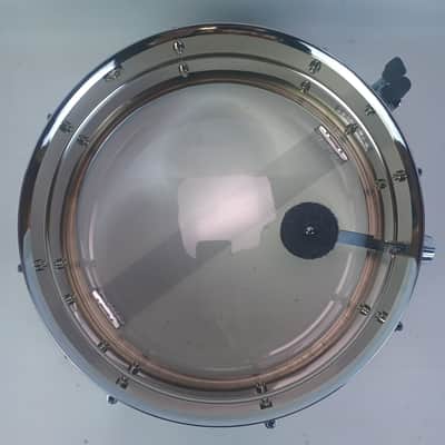 Ludwig Steel Rocker 8Lug Snare Drum 80s 5x14"Vintage Chrome Black/White #A404231 image 11