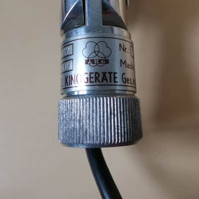 Pair of AKG D12 Cardioid Dynamic Microphone 1950s - 1960s - Silver / Black image 10