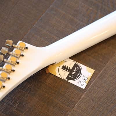 2009 Jackson Custom Shop LTD Randy Rhoads Concorde Tribute White w/ Black Pinstripes Relic +COA OHSC image 21