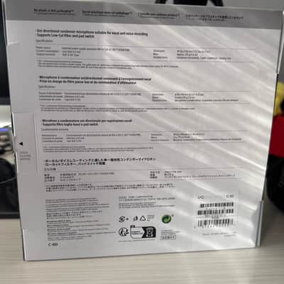 Sony C80 Large Diaphragm Cardioid Condenser Microphone 2022 - Present - Black image 2