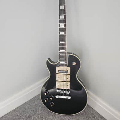 CSL Les Paul Custom 1970s - Ebony - Fujigen Gakki with Bill Lawrence pickups image 2