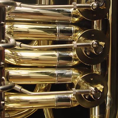 Schiller American Heritage 4 Valve Rotary Tuba Gold image 2