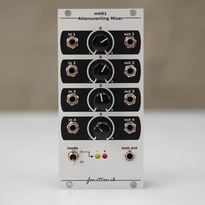 Fonitronik mh01 Attenuverting Mixer Eurorack Module w/ Box & Patch Cables #58599 image 3