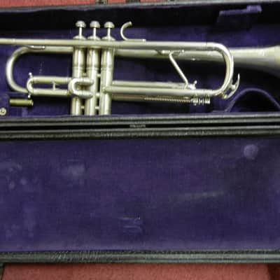 Elkhart Vintage Silver Plated Trumpet 1920's image 1