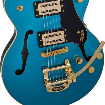 Gretsch G2655TG Streamliner Center Block Jr. Double-Cut with Bigsby LTD Riviera Blue image 3