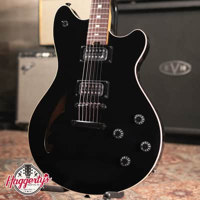EVH SA-126 Standard Semi-Hollow Electric Guitar - Piano Black image 1