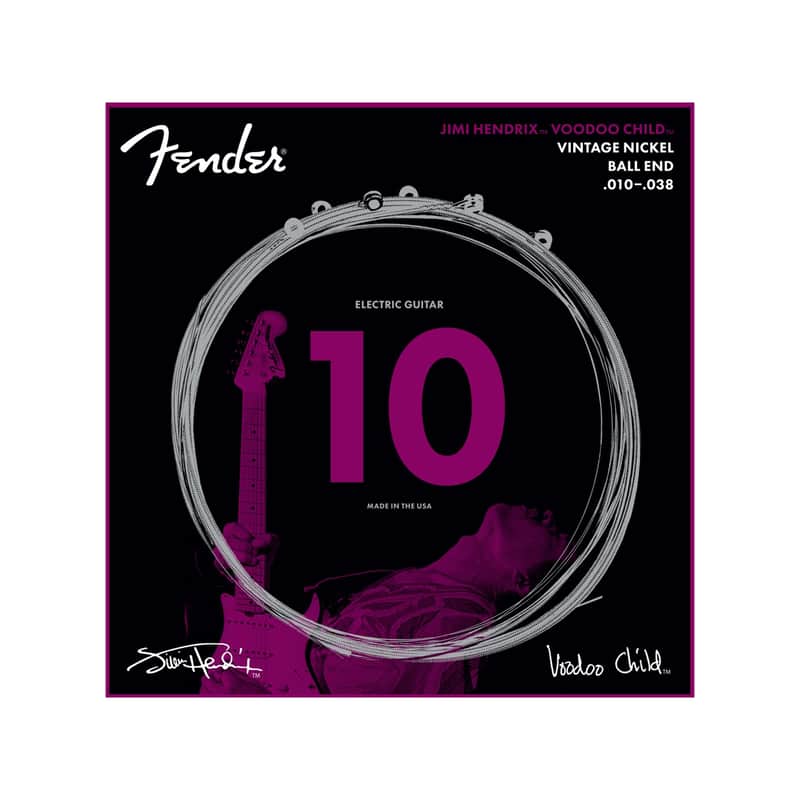Fender Hendrix Voodoo Child Ball End Nickel 10-38 image 1